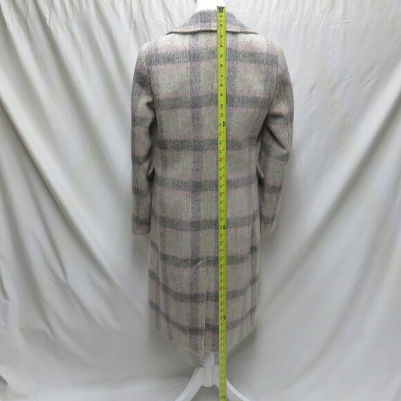 Calvin Klein Full-Length Wool Blend Coat - Picture 6 of 10